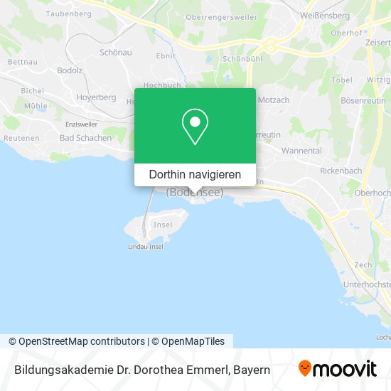 Bildungsakademie Dr. Dorothea Emmerl Karte