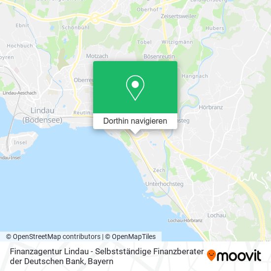 Finanzagentur Lindau - Selbstständige Finanzberater der Deutschen Bank Karte