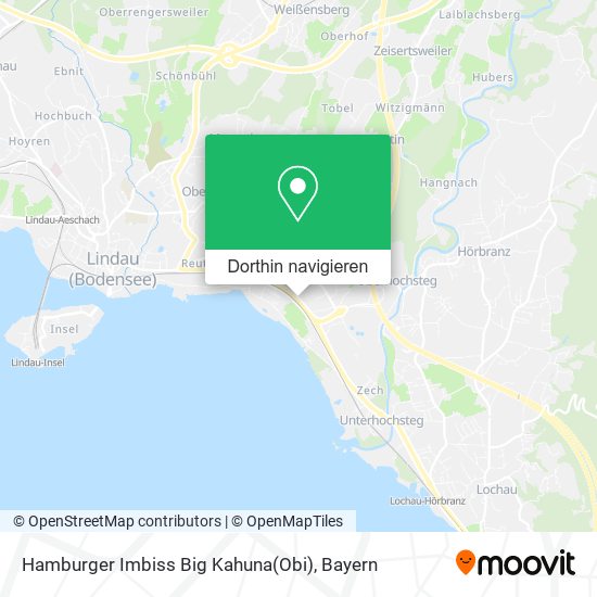Hamburger Imbiss Big Kahuna(Obi) Karte
