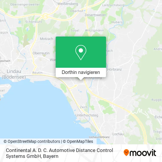 Continental A. D. C. Automotive Distance Control Systems GmbH Karte