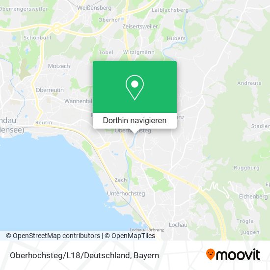 Oberhochsteg/L18/Deutschland Karte