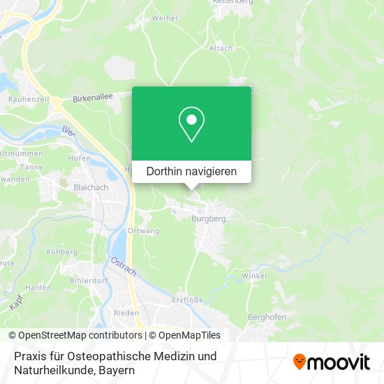 Praxis für Osteopathische Medizin und Naturheilkunde Karte