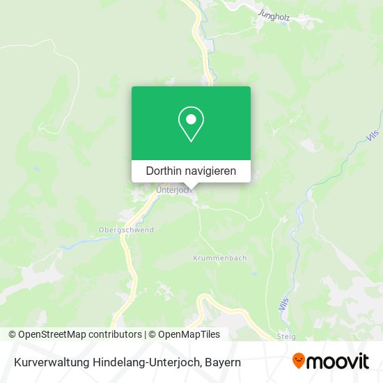 Kurverwaltung Hindelang-Unterjoch Karte