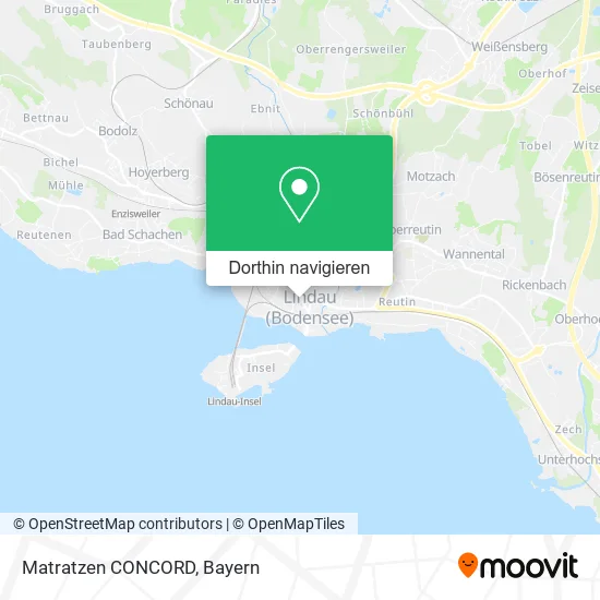 Matratzen CONCORD Karte