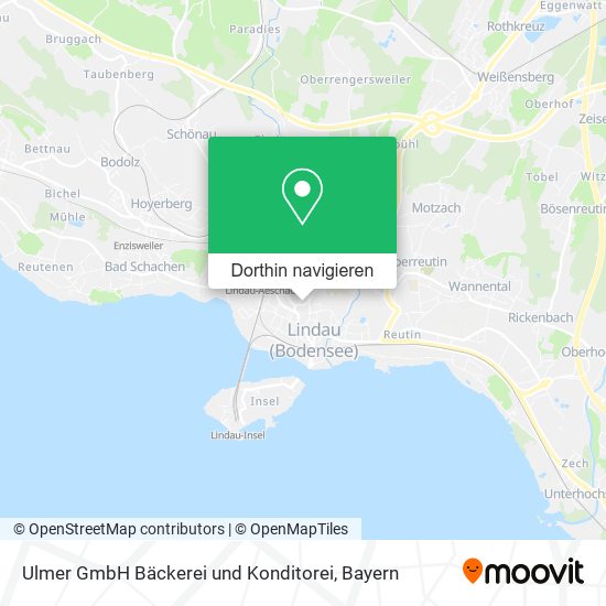Ulmer GmbH Bäckerei und Konditorei Karte
