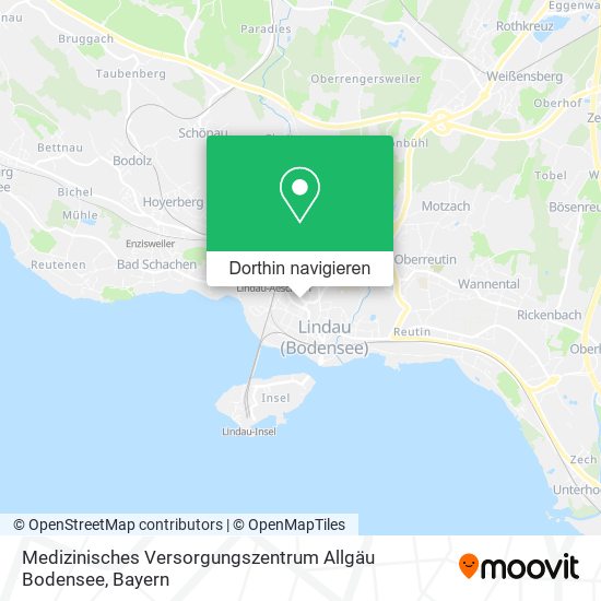 Medizinisches Versorgungszentrum Allgäu Bodensee Karte