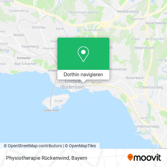 Physiotherapie Rückenwind Karte