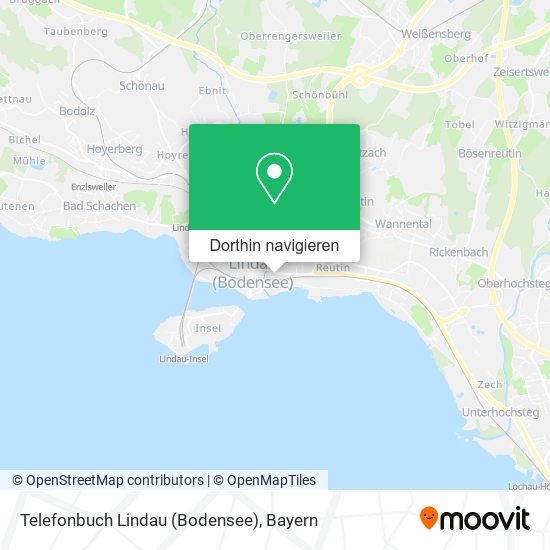 Telefonbuch Lindau (Bodensee) Karte