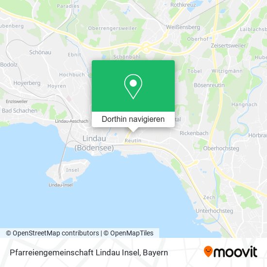 Pfarreiengemeinschaft Lindau Insel Karte