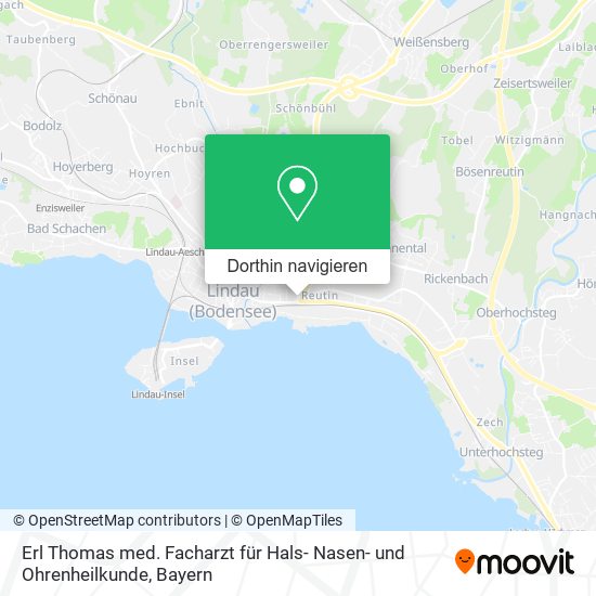 Erl Thomas med. Facharzt für Hals- Nasen- und Ohrenheilkunde Karte
