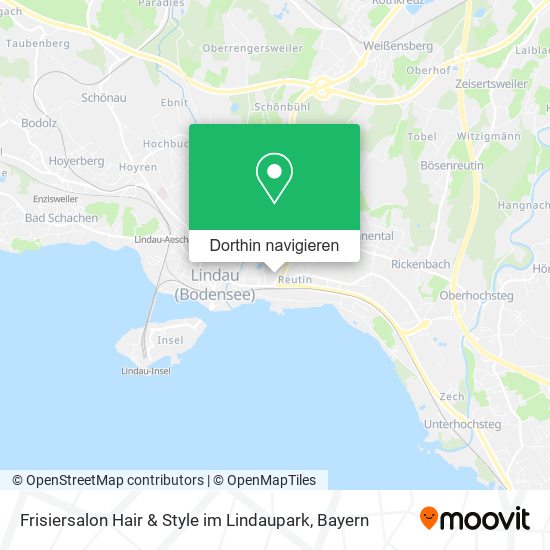 Frisiersalon Hair & Style im Lindaupark Karte