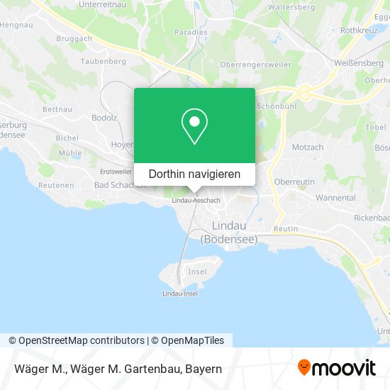 Wäger M., Wäger M. Gartenbau Karte