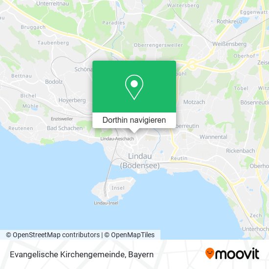 Evangelische Kirchengemeinde Karte