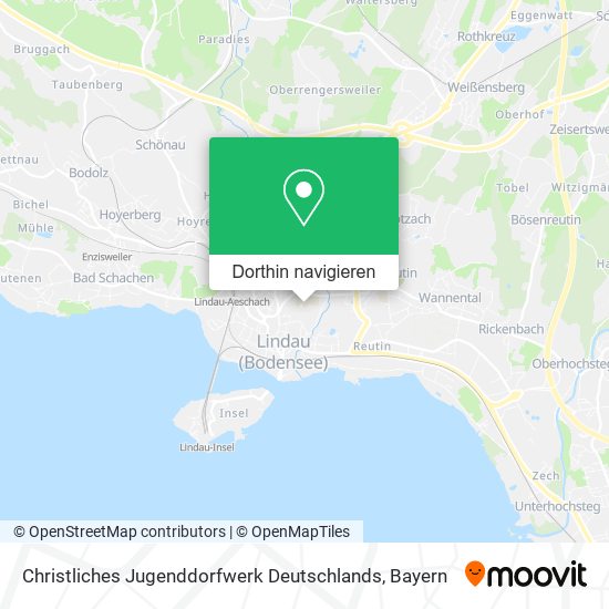 Christliches Jugenddorfwerk Deutschlands Karte