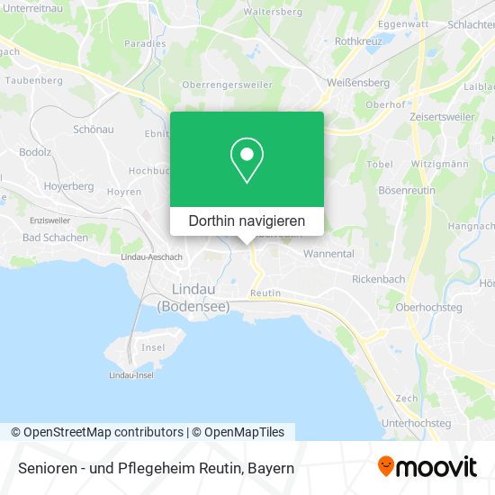 Senioren - und Pflegeheim Reutin Karte