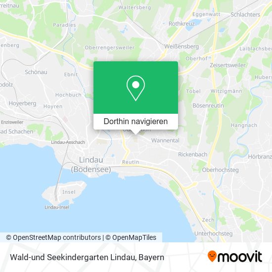 Wald-und Seekindergarten Lindau Karte