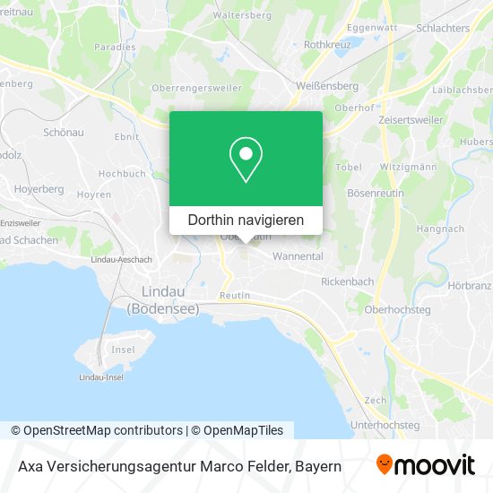Axa Versicherungsagentur Marco Felder Karte
