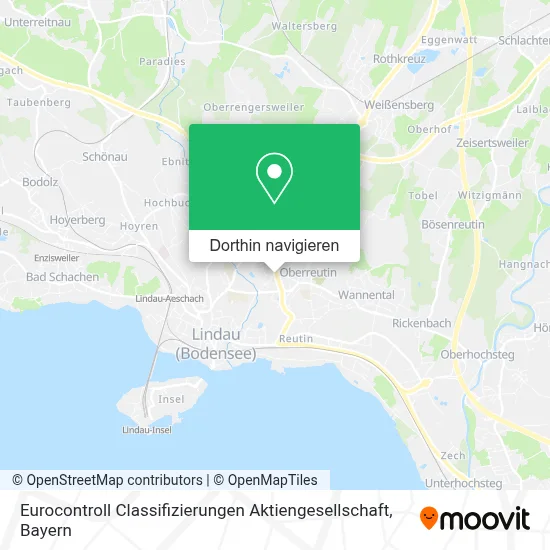 Eurocontroll Classifizierungen Aktiengesellschaft Karte