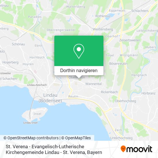 St. Verena - Evangelisch-Lutherische Kirchengemeinde Lindau - St. Verena Karte