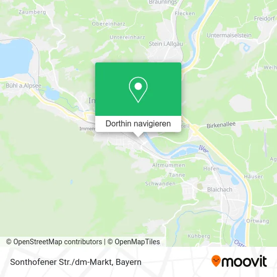 Sonthofener Str./dm-Markt Karte