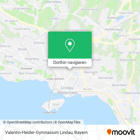 Valentin-Heider-Gymnasium Lindau Karte