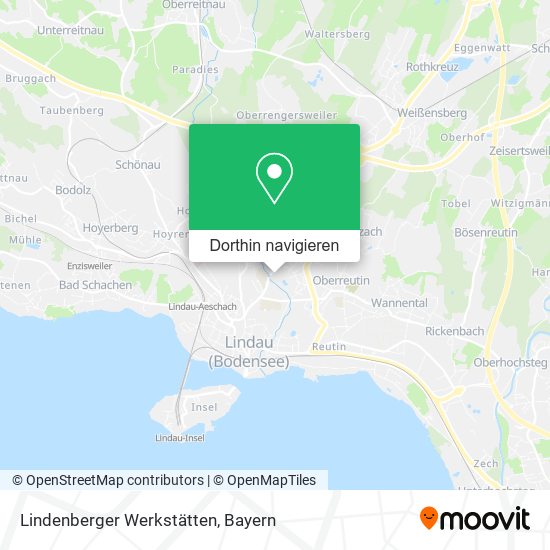 Lindenberger Werkstätten Karte