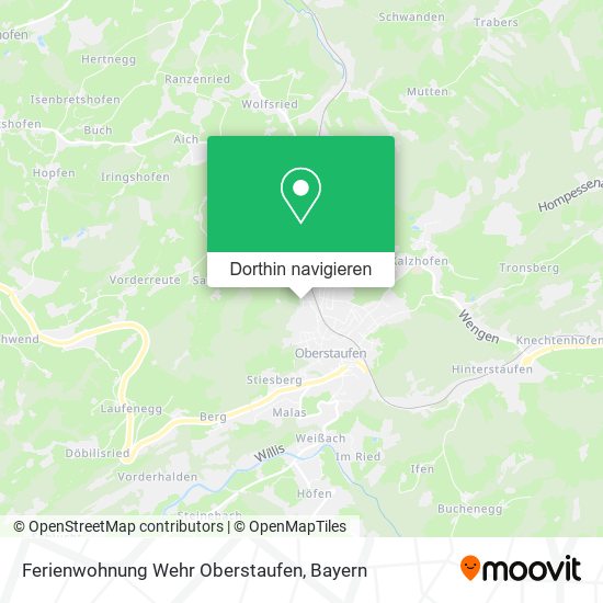 Ferienwohnung Wehr Oberstaufen Karte