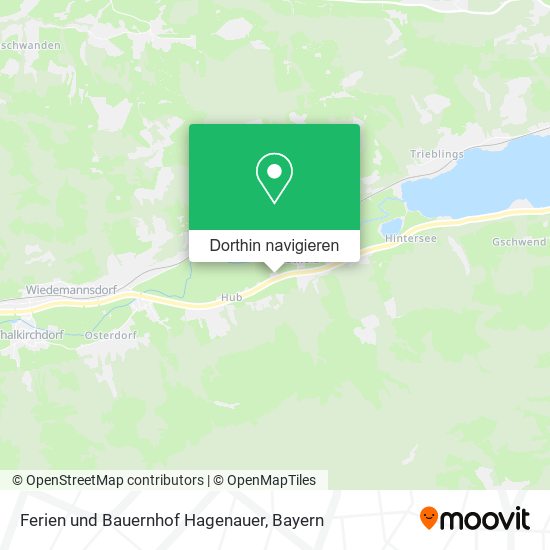 Ferien und Bauernhof Hagenauer Karte