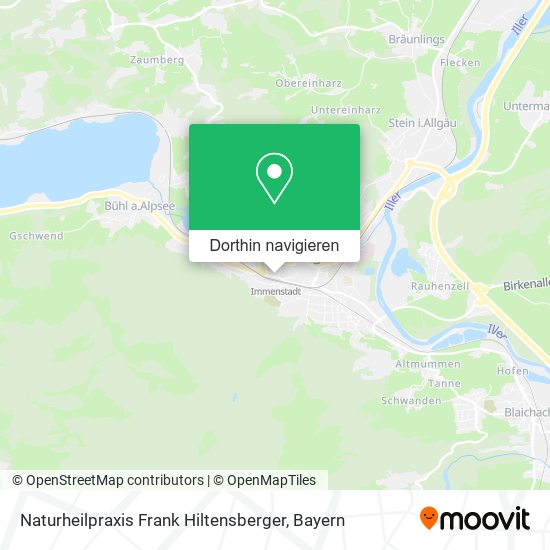 Naturheilpraxis Frank Hiltensberger Karte