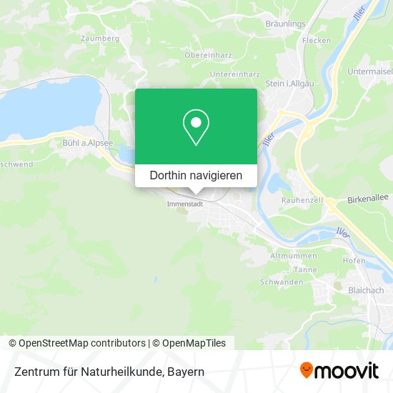 Zentrum für Naturheilkunde Karte