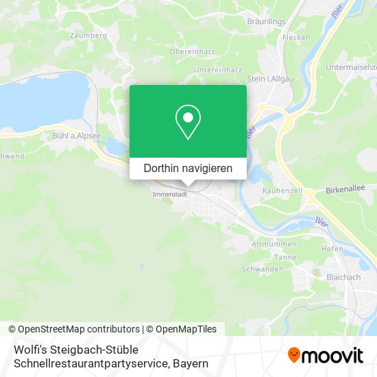 Wolfi's Steigbach-Stüble Schnellrestaurantpartyservice Karte