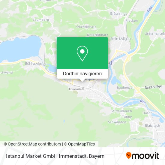 Istanbul Market GmbH Immenstadt Karte