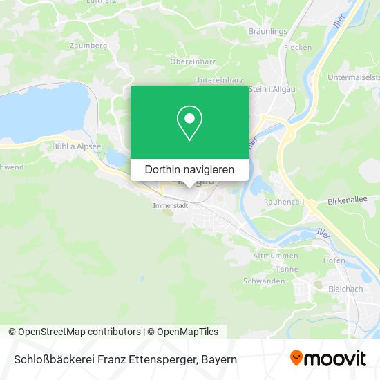 Schloßbäckerei Franz Ettensperger Karte