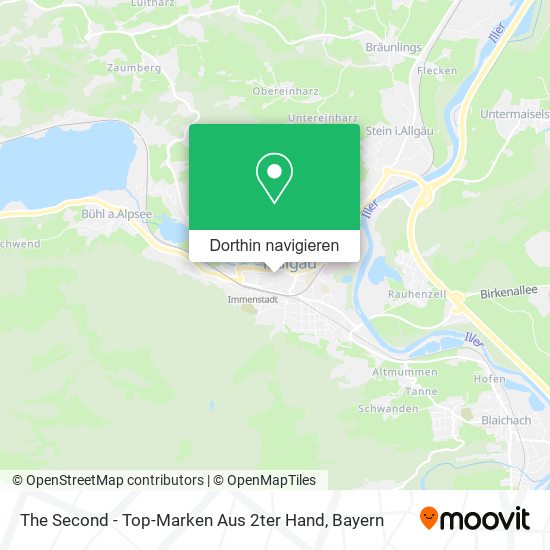 The Second - Top-Marken Aus 2ter Hand Karte