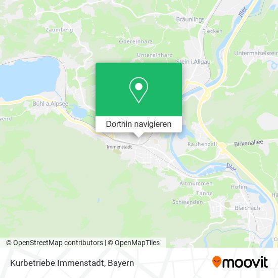 Kurbetriebe Immenstadt Karte