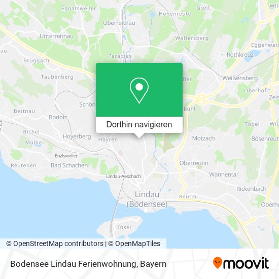 Bodensee Lindau Ferienwohnung Karte