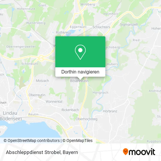 Abschleppdienst Strobel Karte