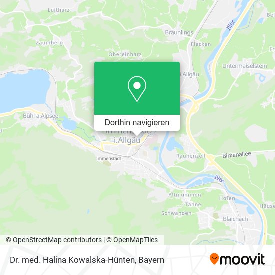 Dr. med. Halina Kowalska-Hünten Karte