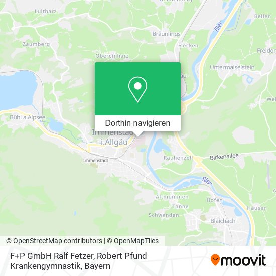 F+P GmbH Ralf Fetzer, Robert Pfund Krankengymnastik Karte