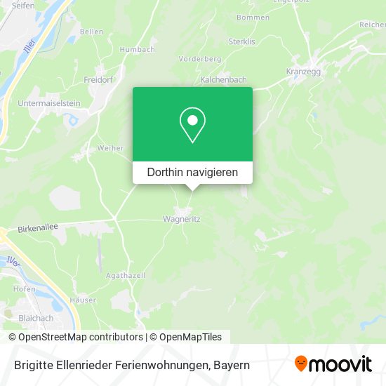 Brigitte Ellenrieder Ferienwohnungen Karte