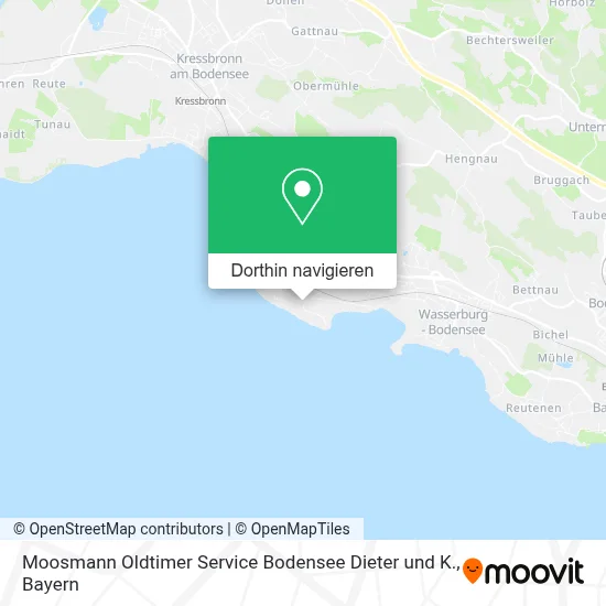 Moosmann Oldtimer Service Bodensee Dieter und K. Karte