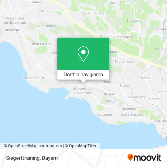 Siegerttraining Karte