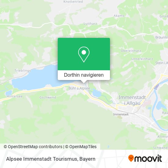 Alpsee Immenstadt Tourismus Karte