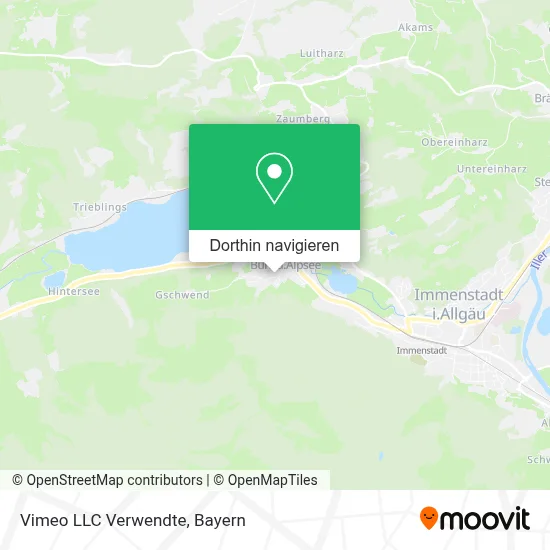 Vimeo LLC Verwendte Karte