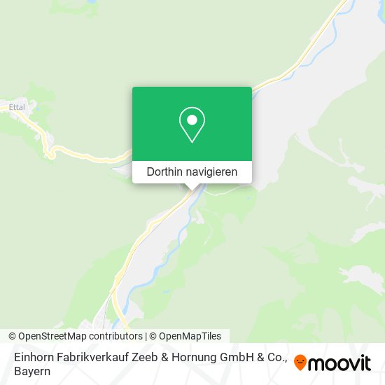 Einhorn Fabrikverkauf Zeeb & Hornung GmbH & Co. Karte