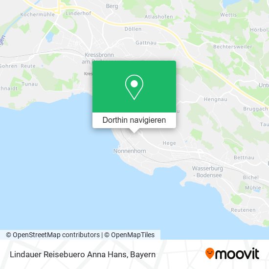 Lindauer Reisebuero Anna Hans Karte
