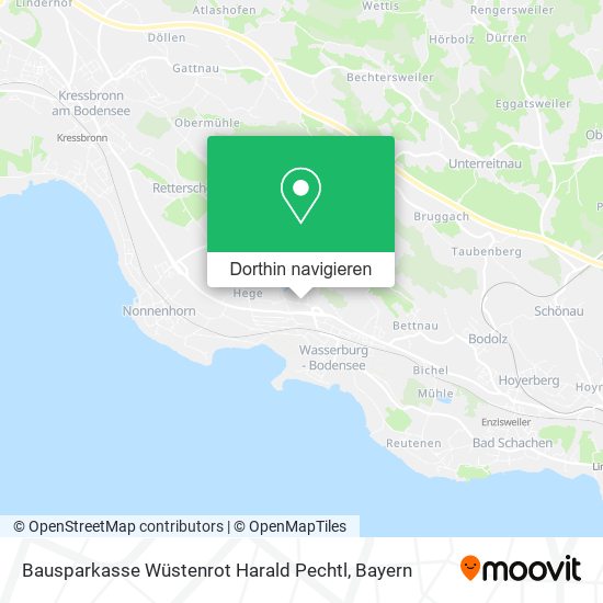 Bausparkasse Wüstenrot Harald Pechtl Karte