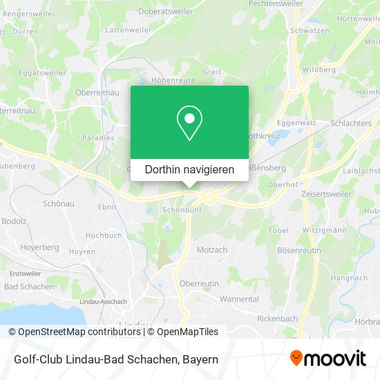 Golf-Club Lindau-Bad Schachen Karte