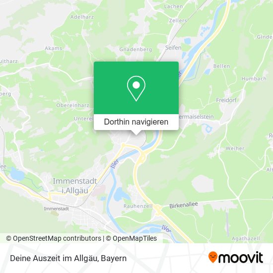 Deine Auszeit im Allgäu Karte