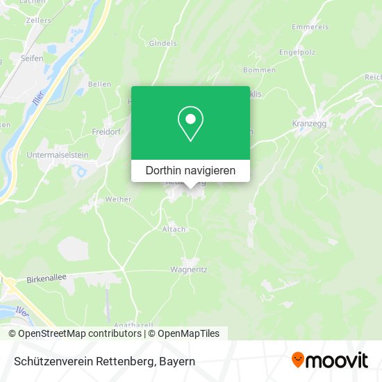 Schützenverein Rettenberg Karte